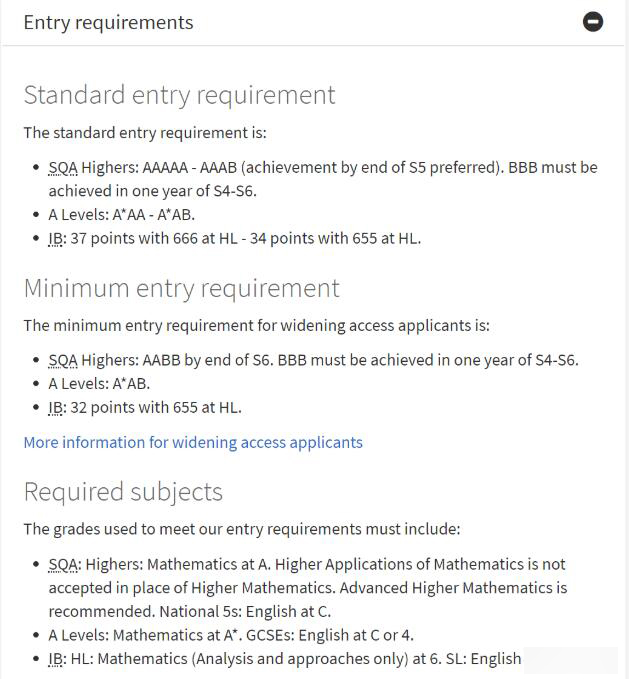 爱丁堡大学热门专业2023年Alevel入学要求，速看！