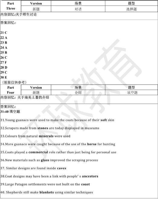 2023年12月9日雅思听力机经