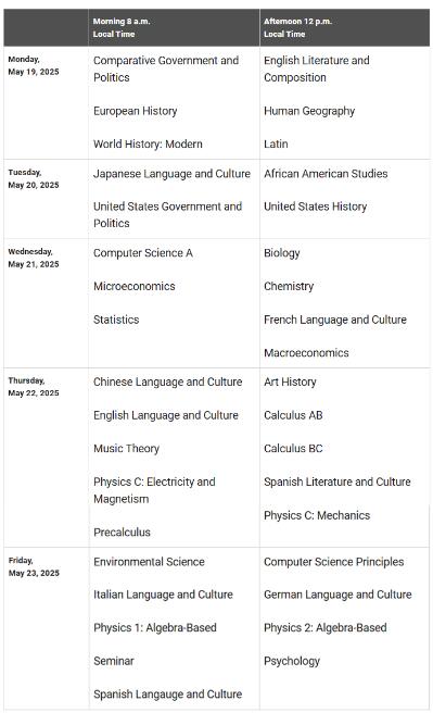 CB官宣：2025AP大考时间公布&这些科目将改为机考，纸质考试将成为过去式！速戳了解！