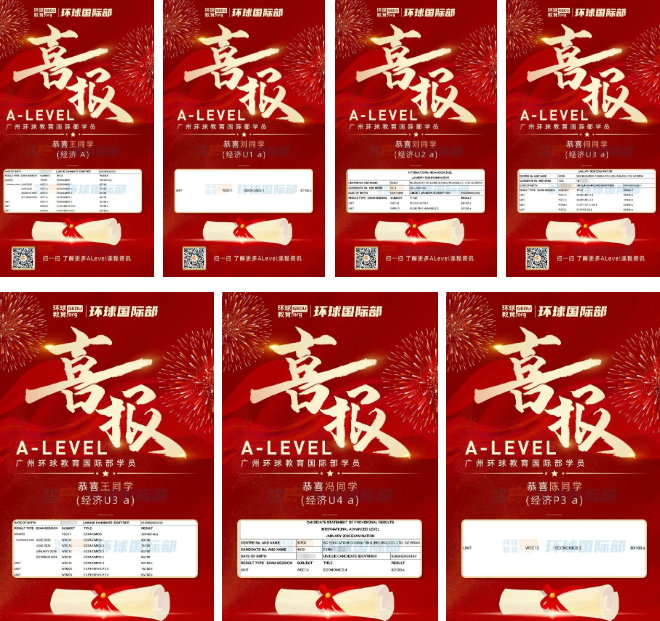祝贺广州环球A-Level学员1月大考出分！名师领航，考试无忧！