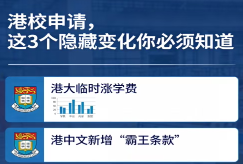 港大临时涨学费港校申请，这3个隐藏变化你必须知道