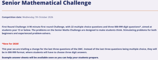 SMC数学竞赛题型升级！如何科学备赛？事关拿金奖！